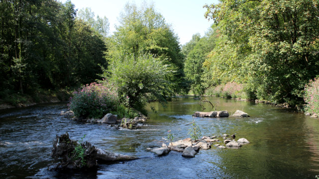 renaturierte Wupper in Wuppertal-Laaken, Foto: Wupperverband renaturierte Wupper in Wuppertal-Laaken, Foto: Wupperverband