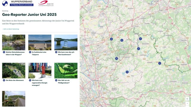 Geo-Reporter-Storymap vom Aktionstag Wupperverband/Junior Uni am 14.08.2025 Geo-Reporter-Storymap vom Aktionstag Wupperverband/Junior Uni am 14.08.2025