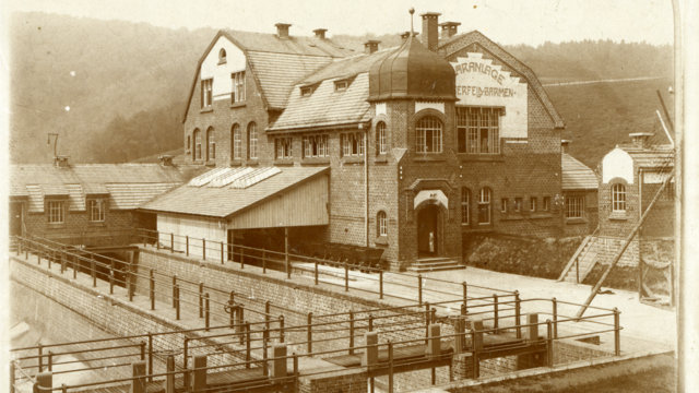 Historisches Foto Kläranlage Buchenhofen Historisches Foto Kläranlage Buchenhofen