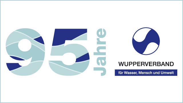 Jubiläums-Logo Wupperverband 95 Jahre