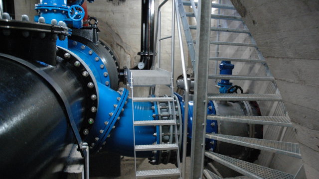Wasserkraftanlage Bever-Talsperre