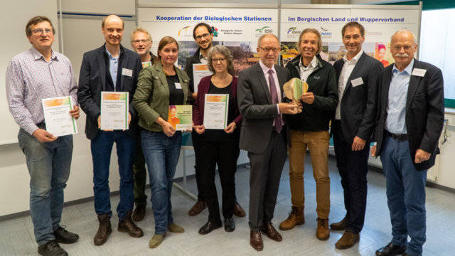 Biologische Stationen und Wupperverband erhalten Auszeichnung als Projekt der UN-Dekade Biologische Vielfalt