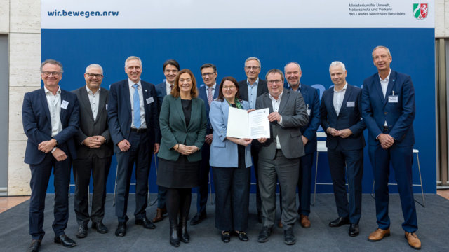 Unterzeichnung Landespakt Hochwasserschutz NRW, Foto: PK Media Unterzeichnung Landespakt Hochwasserschutz NRW, Foto: PK Media