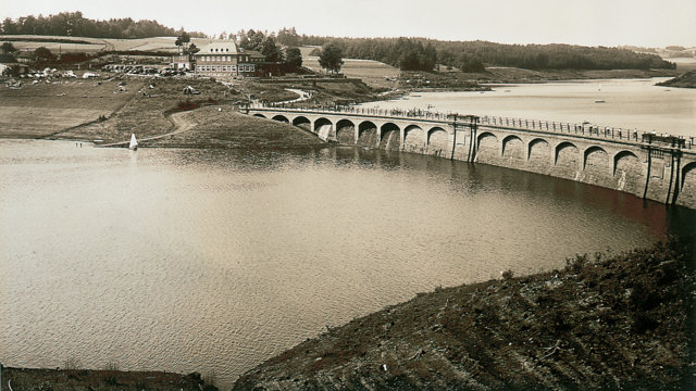 Alte Staumauer Bever-Talsperre